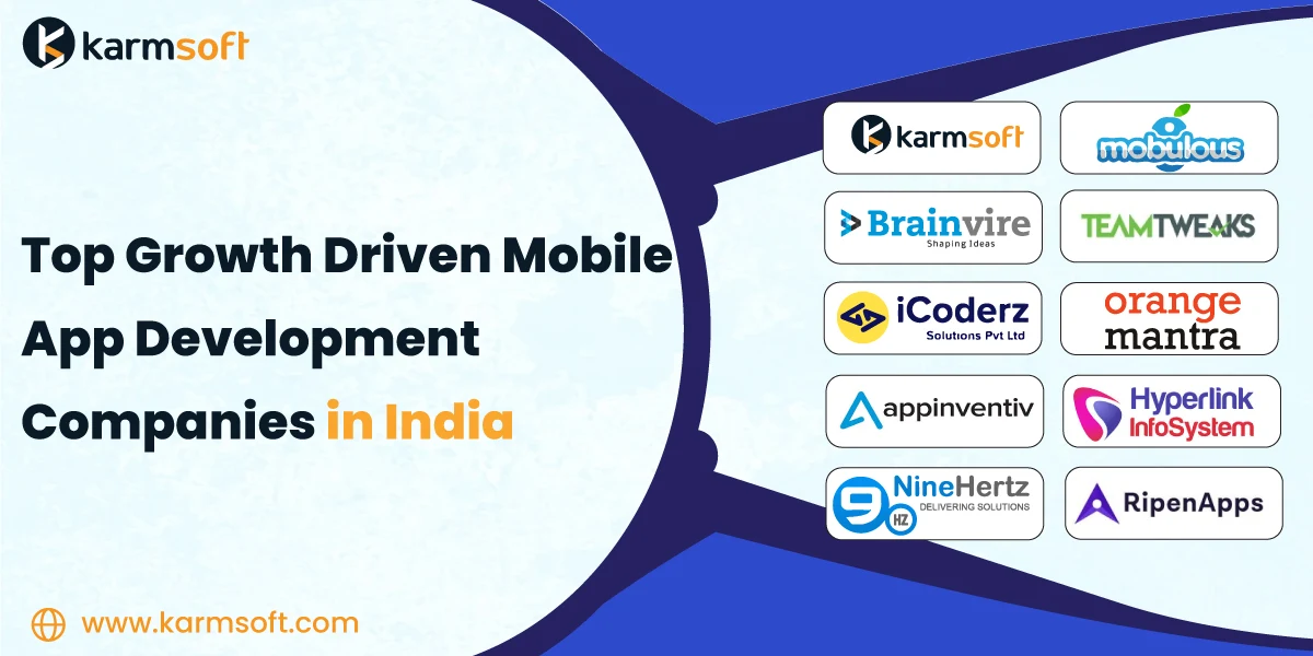 Top Growth-Driven Mobile App Development Companies in India