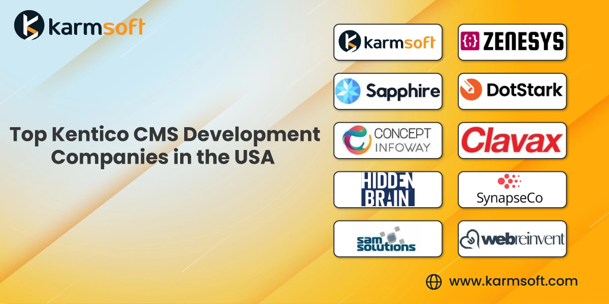 Top Kentico CMS Development Company in USA for 2026