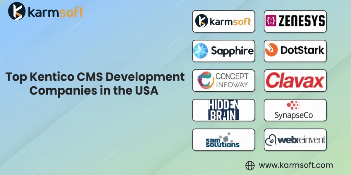 Top Kentico CMS Development Company in USA for 2026