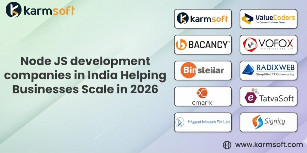 Node JS development companies in India Helping Businesses Scale in 2026