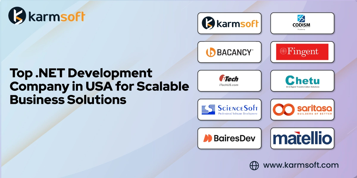 Top .NET Development Company in USA for Scalable Business Solutions 