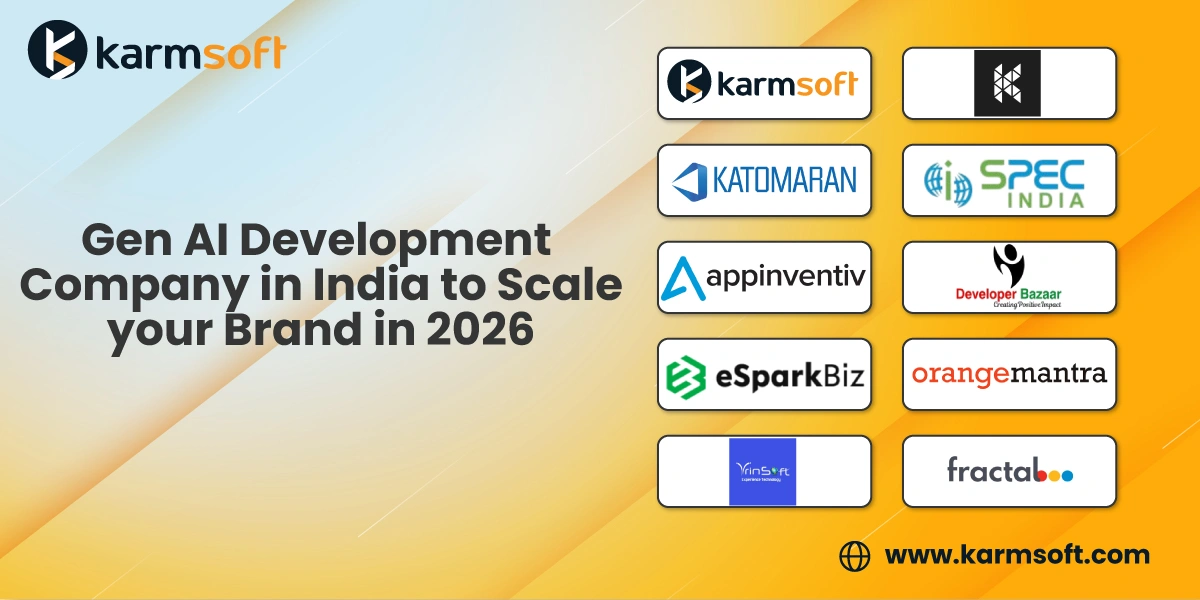Gen AI Development Company in India to Scale your Brand in 2026