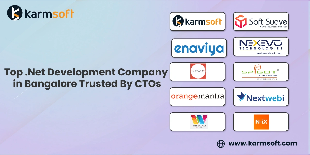 Top .Net Development Company in Bangalore Trusted By CTOs