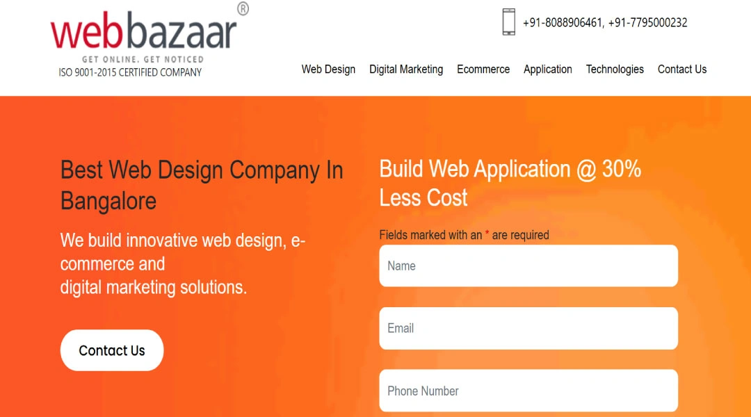 Web Bazaar Solution